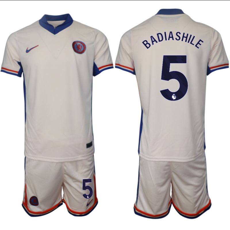 Men 2024-2025 Club Chelsea away Cream #5 Soccer Jersey->indianapolis colts->NFL Jersey